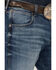 Image #2 - Wrangler Retro Men's Bryson Medium Wash Slim Bootcut Stretch Denim Jeans, Medium Wash, hi-res