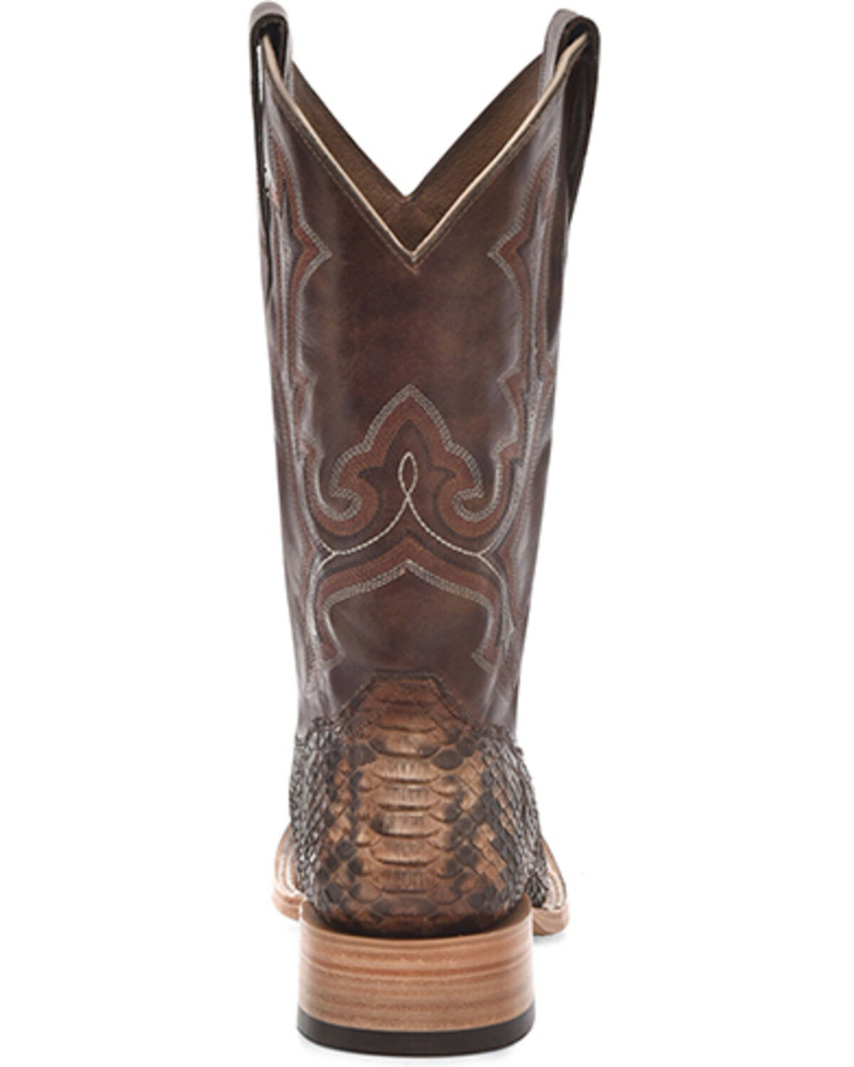 Image #5 - Corral Men's Exotic Python Western Boots - Broad Square Toe, Taupe, hi-res