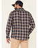 Image #4 - Flag & Anthem Men's Sarona Double Layer Dobby Plaid Long Sleeve Button Down Western Shirt, Navy, hi-res