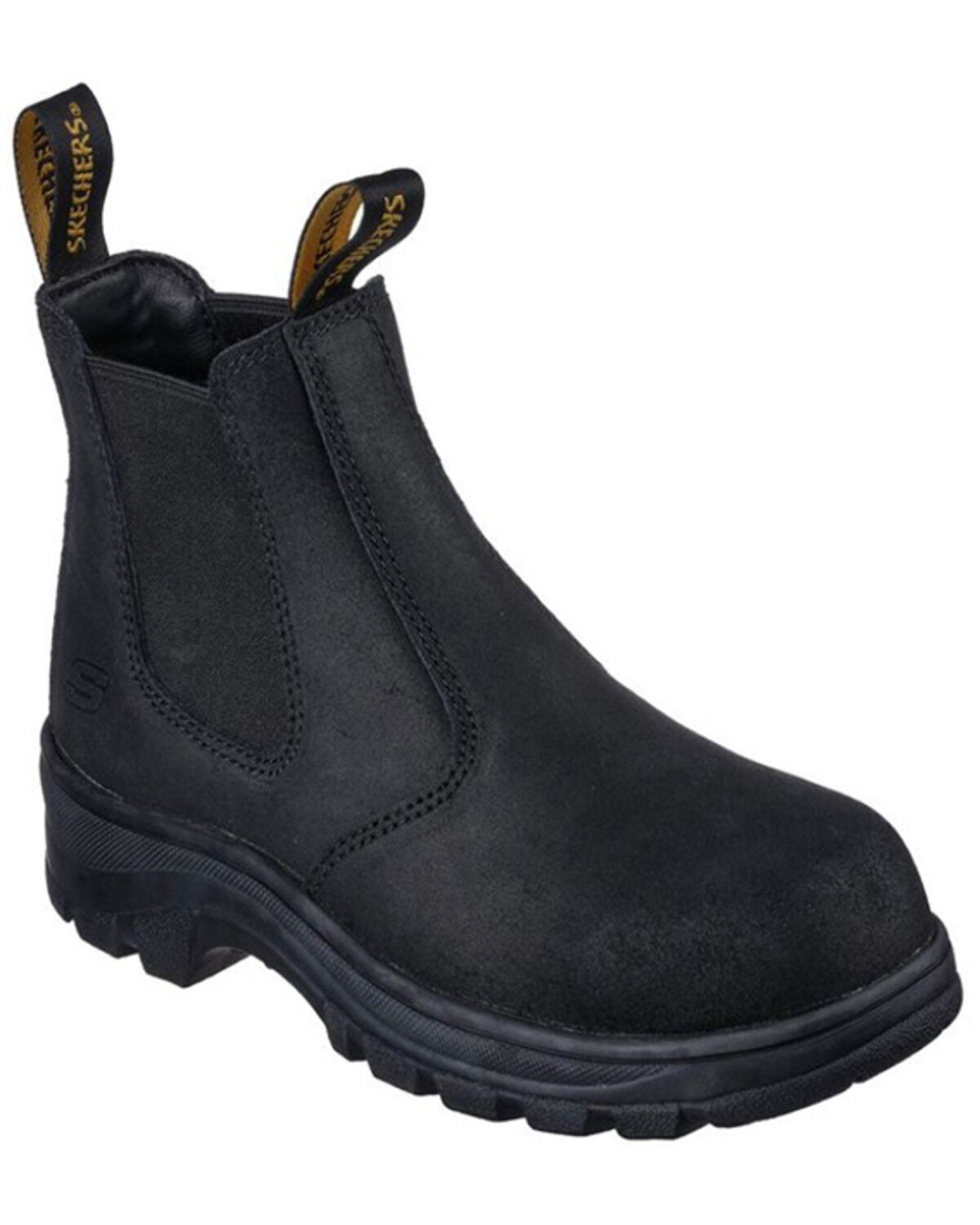 Skechers Women's Workshire Jannit Work Boots - Composite Toe, Black, hi-res