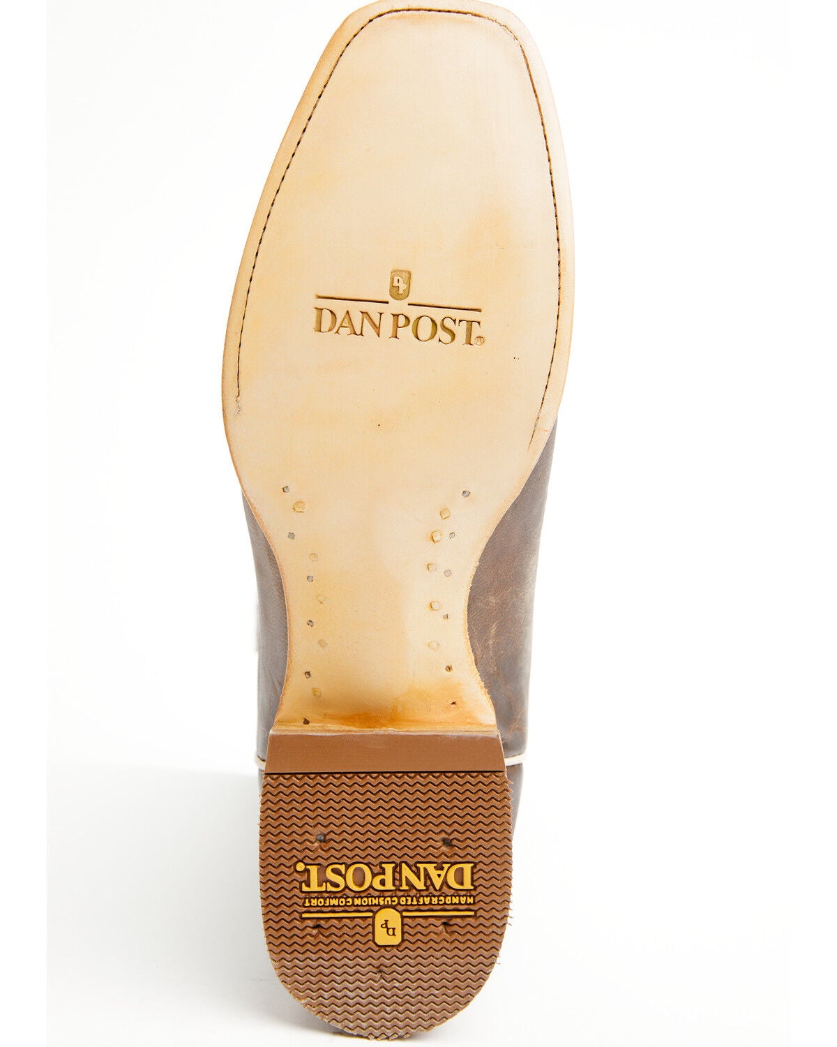 Image #7 - Dan Post Men's Jerry Western Boots - Square Toe, Tan, hi-res