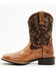 Image #3 - Ariat Men's Sport Cool VentTEK Western Performance Boots - Broad Square Toe, Brown, hi-res