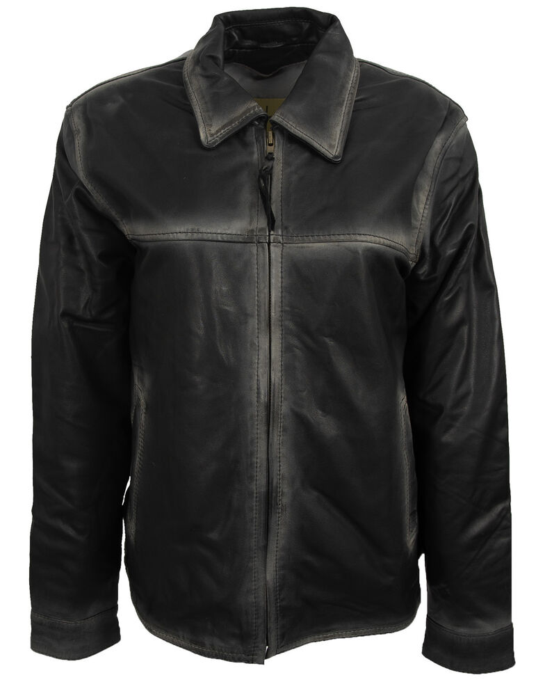 STS Ranchwear Women's Espresso Rifleman Leather Jacket, Dark Brown, hi-res