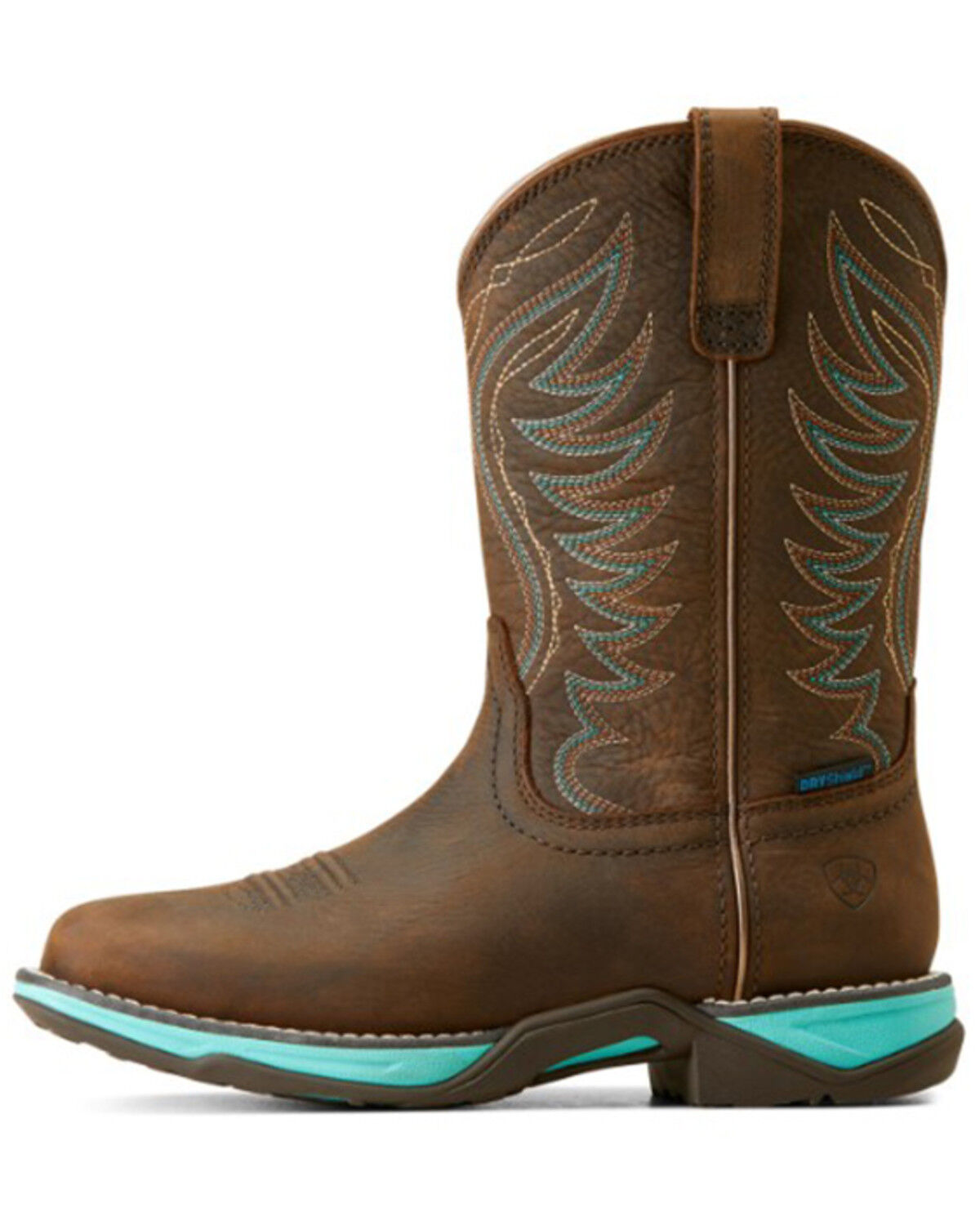 Image #2 - Ariat Women's Anthem Waterproof Western Boots - Broad Square Toe, Brown, hi-res