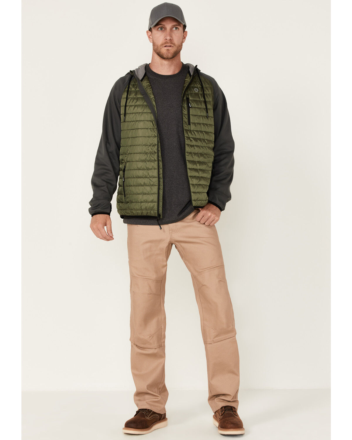 Image #2 - ATG by Wrangler Men's All-Terrain Outrider Zip-Front Insulated Jacket, Olive, hi-res