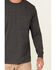 Image #3 - Hawx Men's Solid Charcoal Forge Long Sleeve Work Pocket T-Shirt - Tall, Charcoal, hi-res