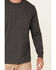 Image #3 - Hawx Men's Solid Charcoal Forge Long Sleeve Work Pocket T-Shirt - Tall , Charcoal, hi-res