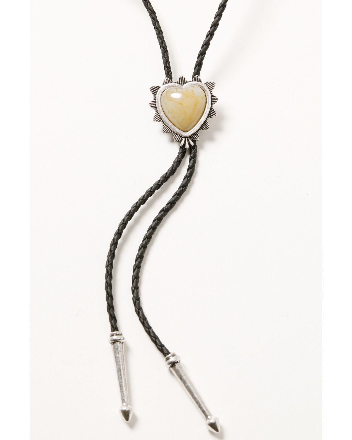 Image #1 - Shyanne Women's Heart Bolo Necklace, Silver, hi-res