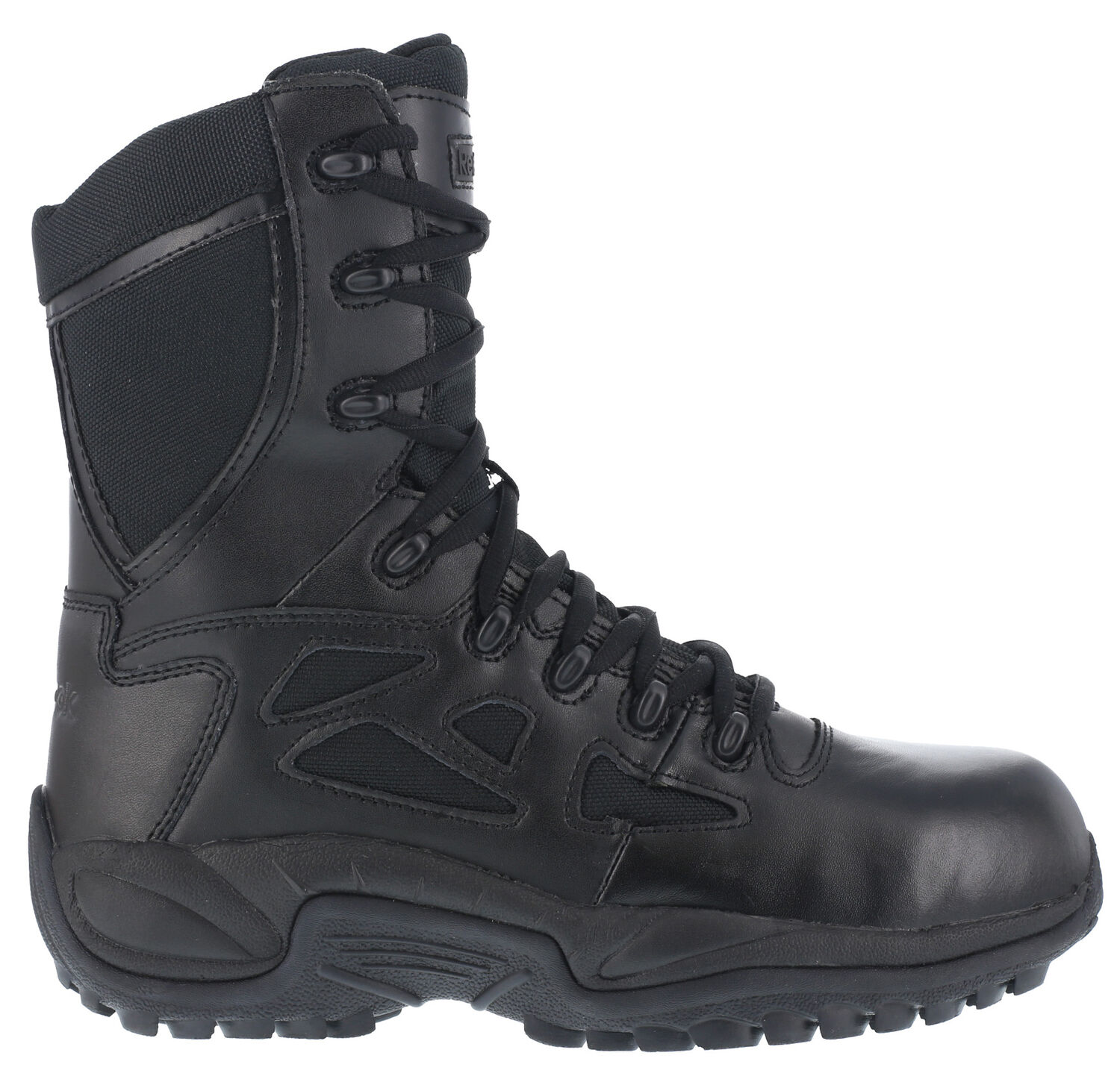 Image #3 - Reebok Women's 8" Side-Zip Rapid Response Tactical Boots - Soft Toe, Black, hi-res