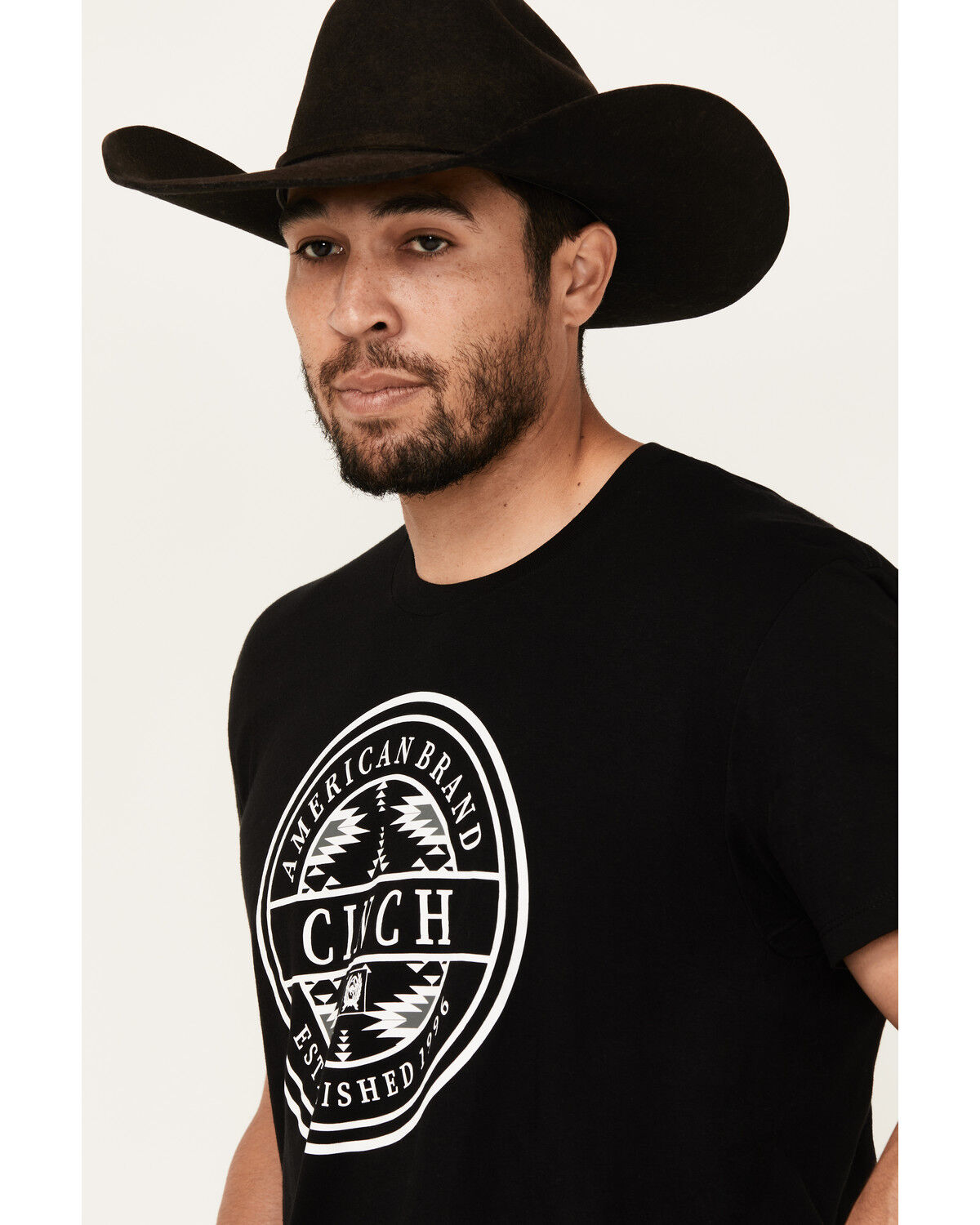 Image #2 - Cinch Men's Boot Barn Exclusive Logo Short Sleeve Graphic T-Shirt, Black, hi-res