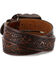 Image #3 - Tony Lama Women's Bandit Queen Leather Belt, Brown, hi-res