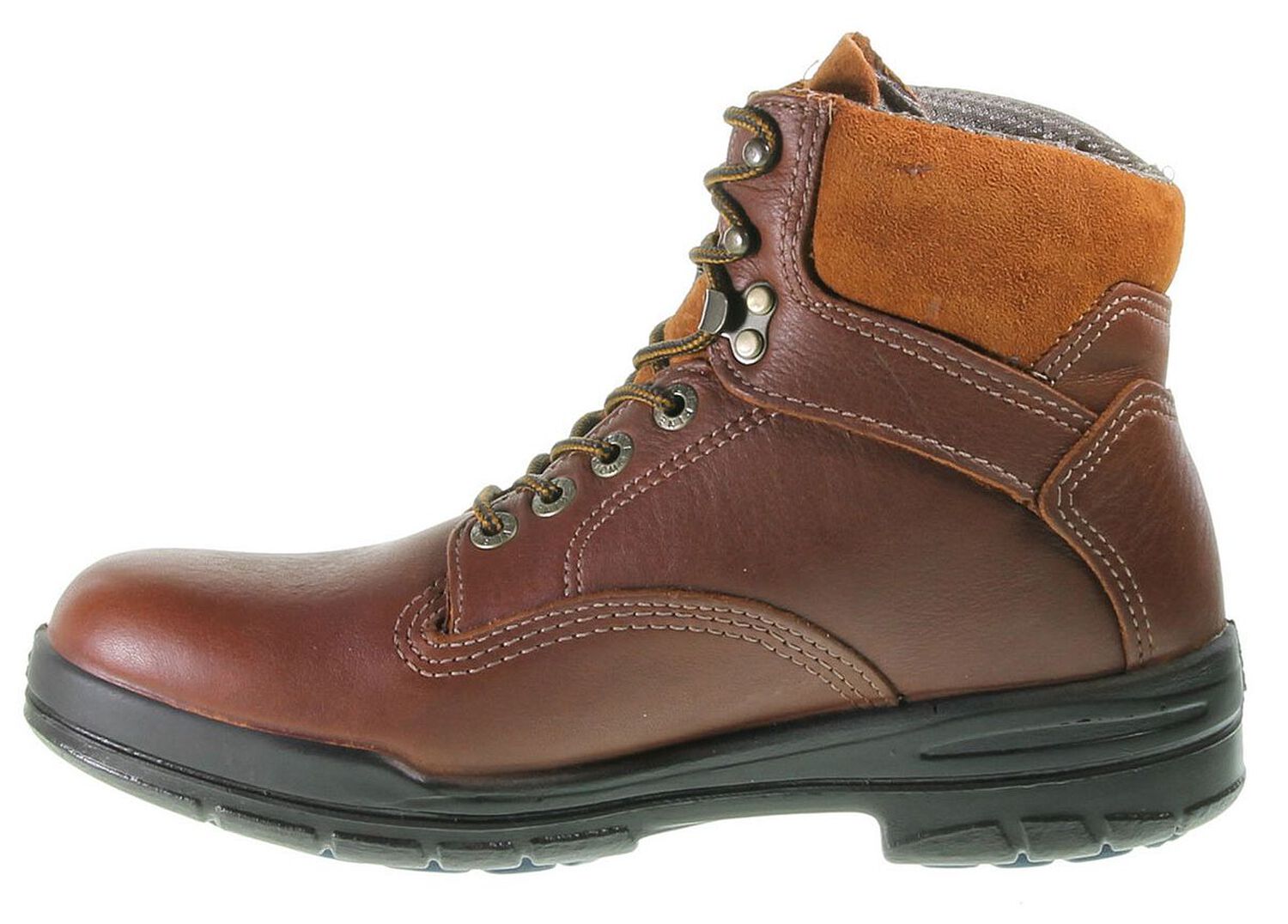 Image #5 - Wolverine Men's 6" Durashocks Lace-Up Boots - Round Toe, Brown, hi-res