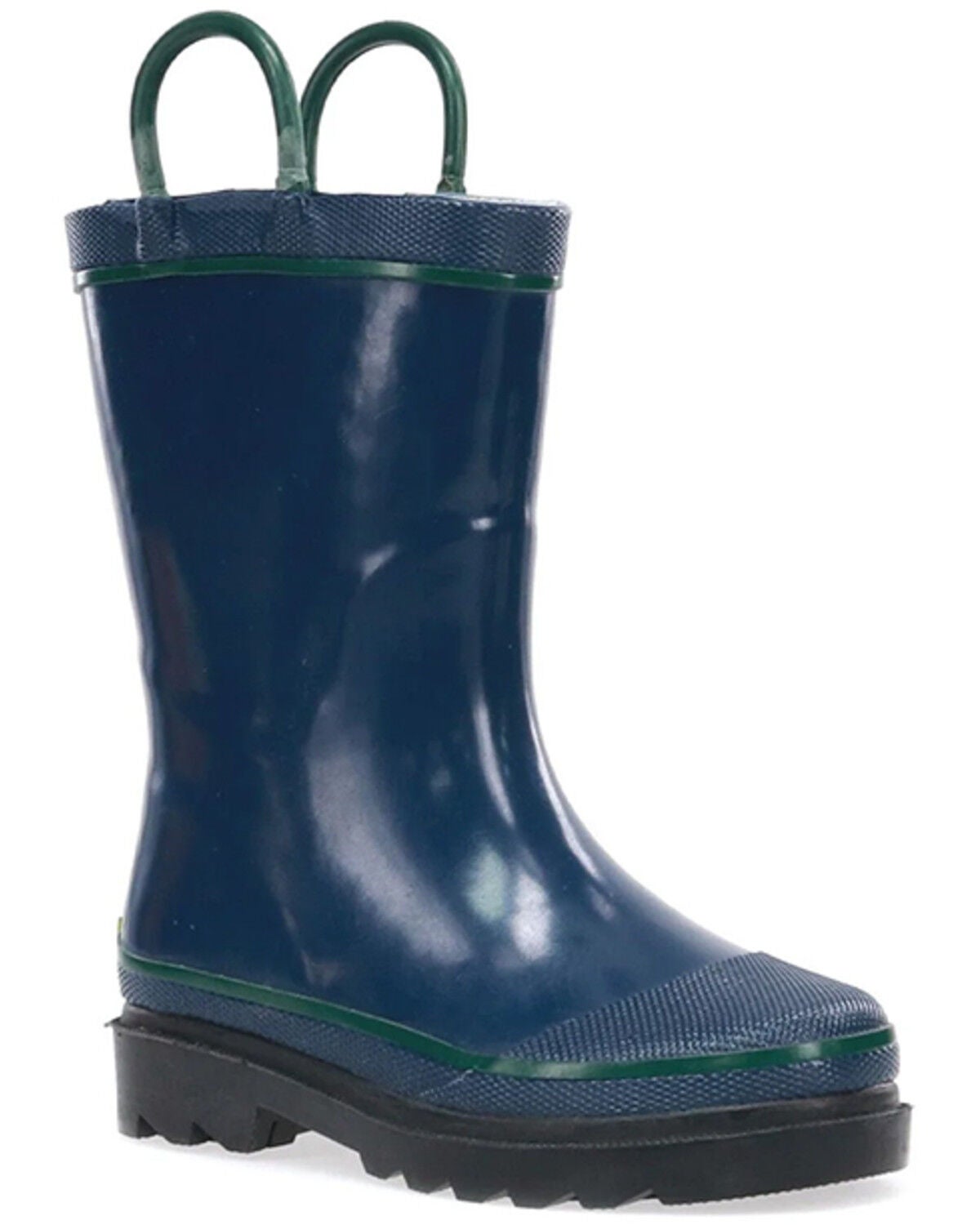 Image #1 - Western Chief Boys' Firechief 2 Rain Boots, Navy, hi-res