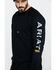 Ariat Men's Black Rebar Cotton Strong Graphic Long Sleeve Work Shirt - Big & Tall , Black, hi-res