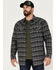 Image #1 - Moonshine Spirit&reg; Men's Southwestern Long Sleeve Flannel Western Shirt, Grey, hi-res