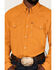 Image #3 - RANK 45® Men's Solid Roughie Tech Long Sleeve Snap Western Shirt , Gold, hi-res