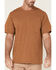 Image #3 - Hawx Men's Rust Copper Force Heavyweight Short Sleeve Work Pocket T-Shirt , Rust Copper, hi-res