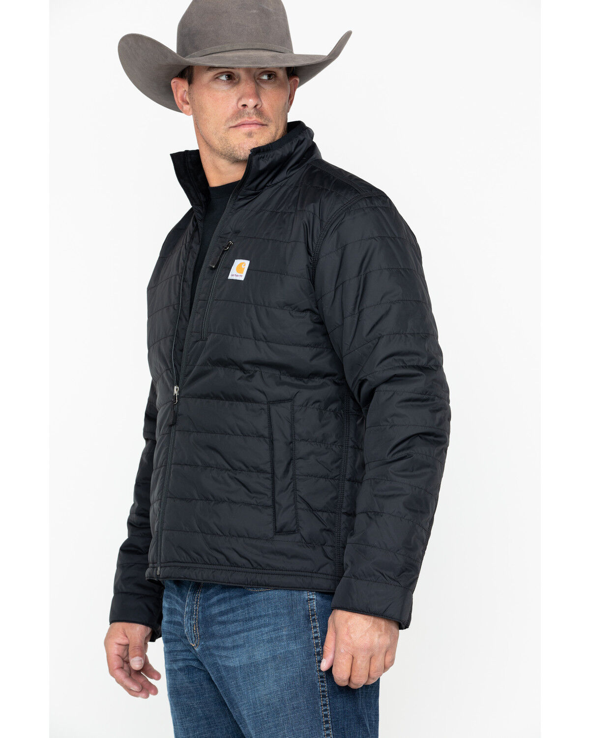 Image #4 - Carhartt Men's Gilliam Work Jacket - Big & Tall, Black, hi-res