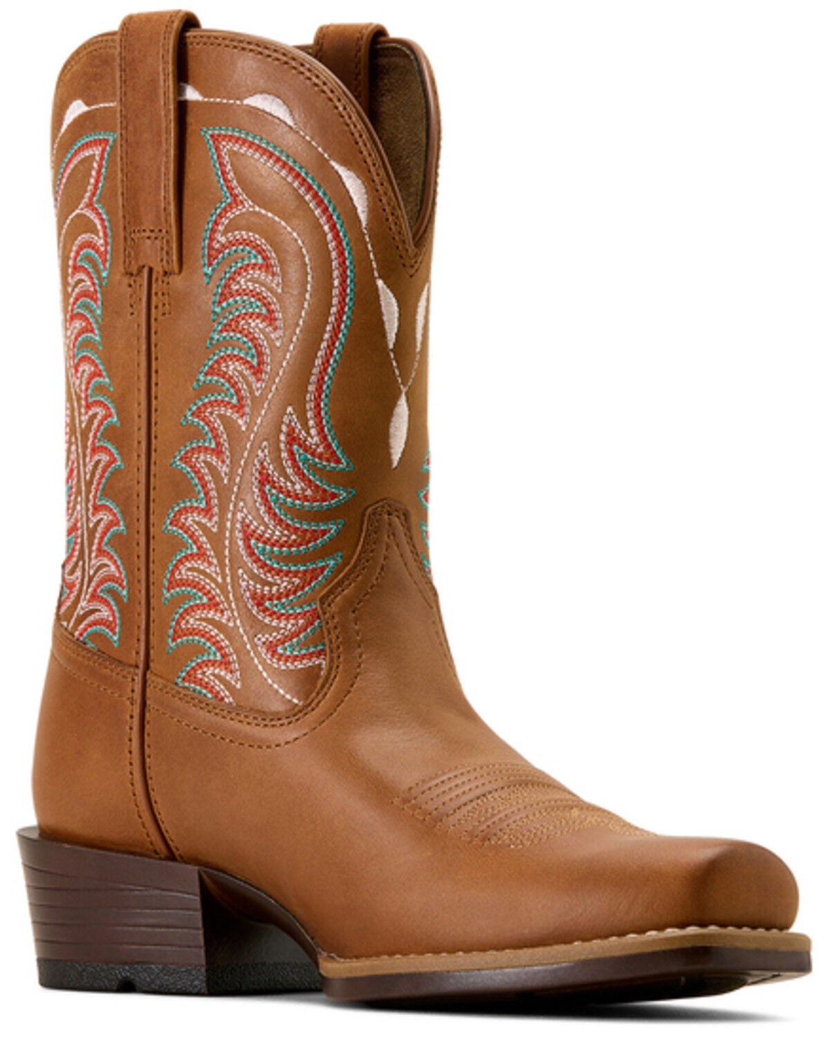 Image #1 - Ariat Women's Salina Performance Western Boots - Square Toe, Tan, hi-res
