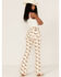 Image #3 - Rock & Roll Denim Women's Desert Cactus Print High Rise Flare Jeans, Tan, hi-res