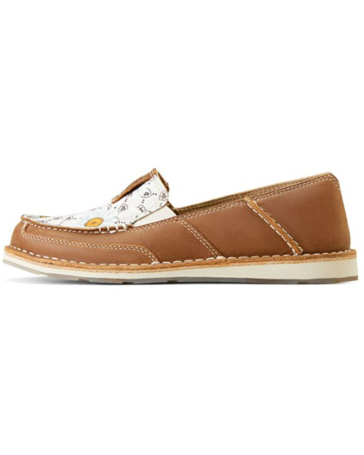 Image #2 - Ariat Women's Logo Print Cruiser Casual Shoes - Moc Toe, Brown, hi-res