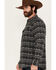 Image #2 - Moonshine Spirit&reg; Men's Smoke Signal Southwestern Striped Long Sleeve Snap Western Shirt, Grey, hi-res