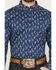 Image #3 - Cody James Men's Gila Grove Floral Striped Long Sleeve Button-Down Stretch Western Shirt, Blue, hi-res