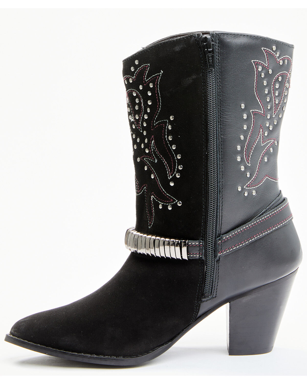 Image #3 - Idyllwind Women's Tough Enough Fashion Booties - Round Toe, Black, hi-res