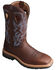 Twisted X Men's Lite Weight Work Boots - Square Toe, Brown, hi-res