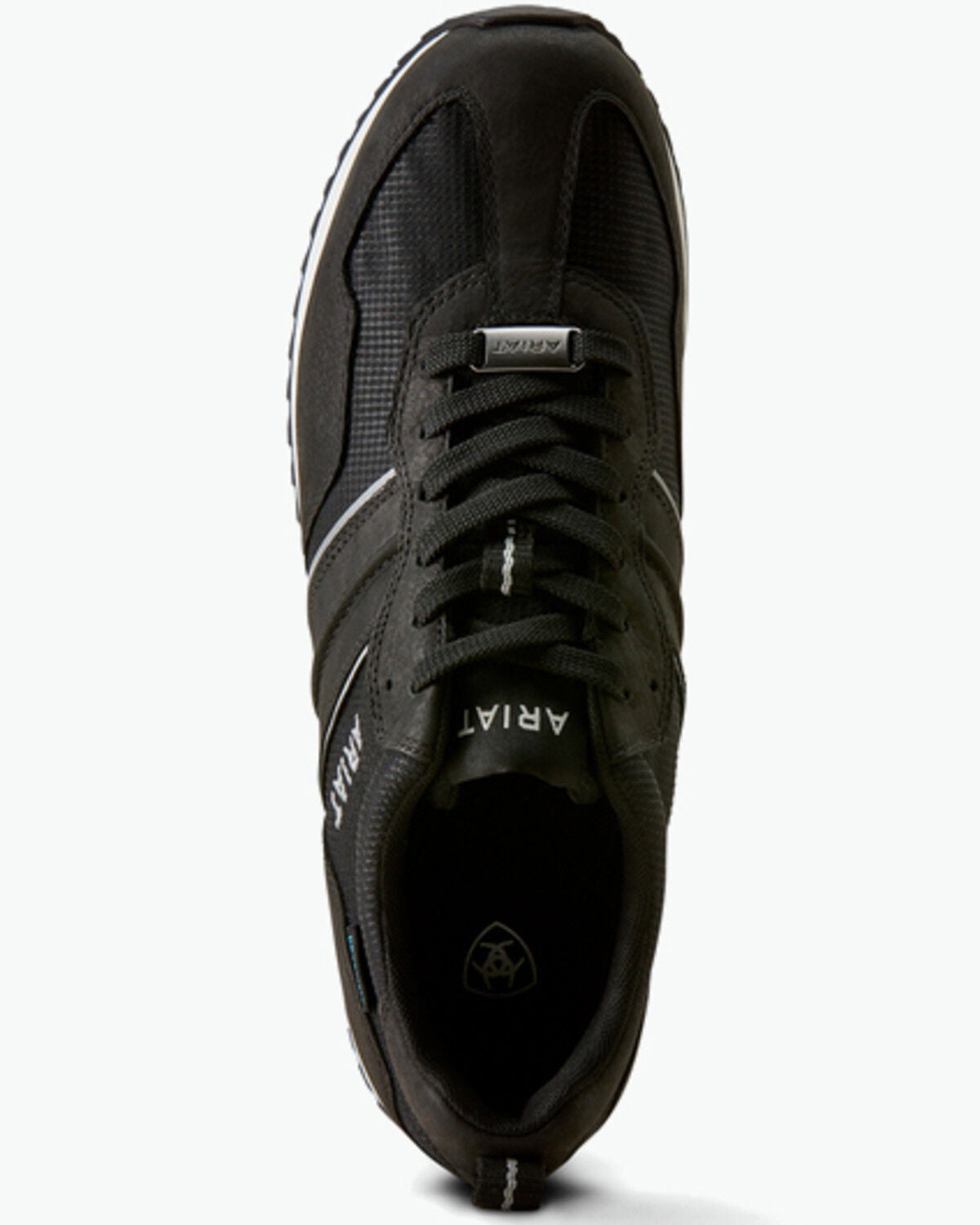 Image #4 - Ariat Men's Ranch Runner Waterproof Casual Shoes, Black, hi-res
