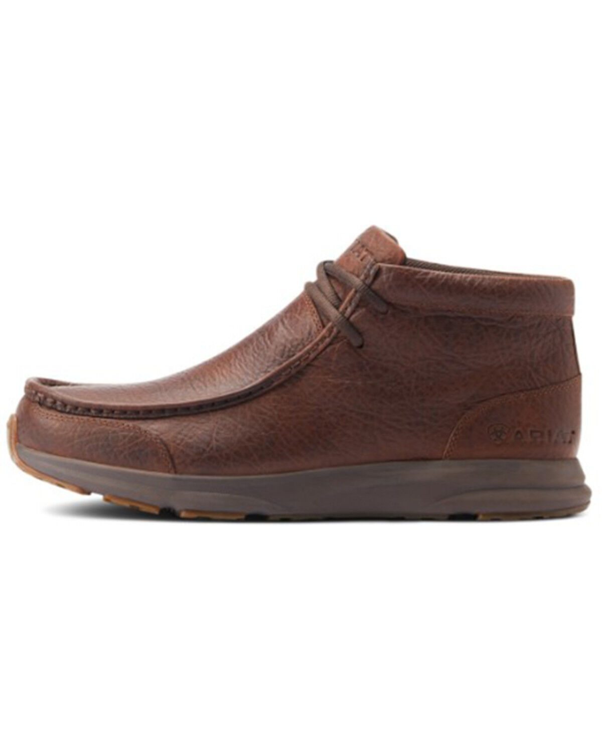 Image #2 - Ariat Men's Spitfire Western Shoes - Moc Toe, Brown, hi-res