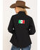 Image #1 - Ariat Women's Classic Team Mexico Flag Softshell Jacket, Black, hi-res