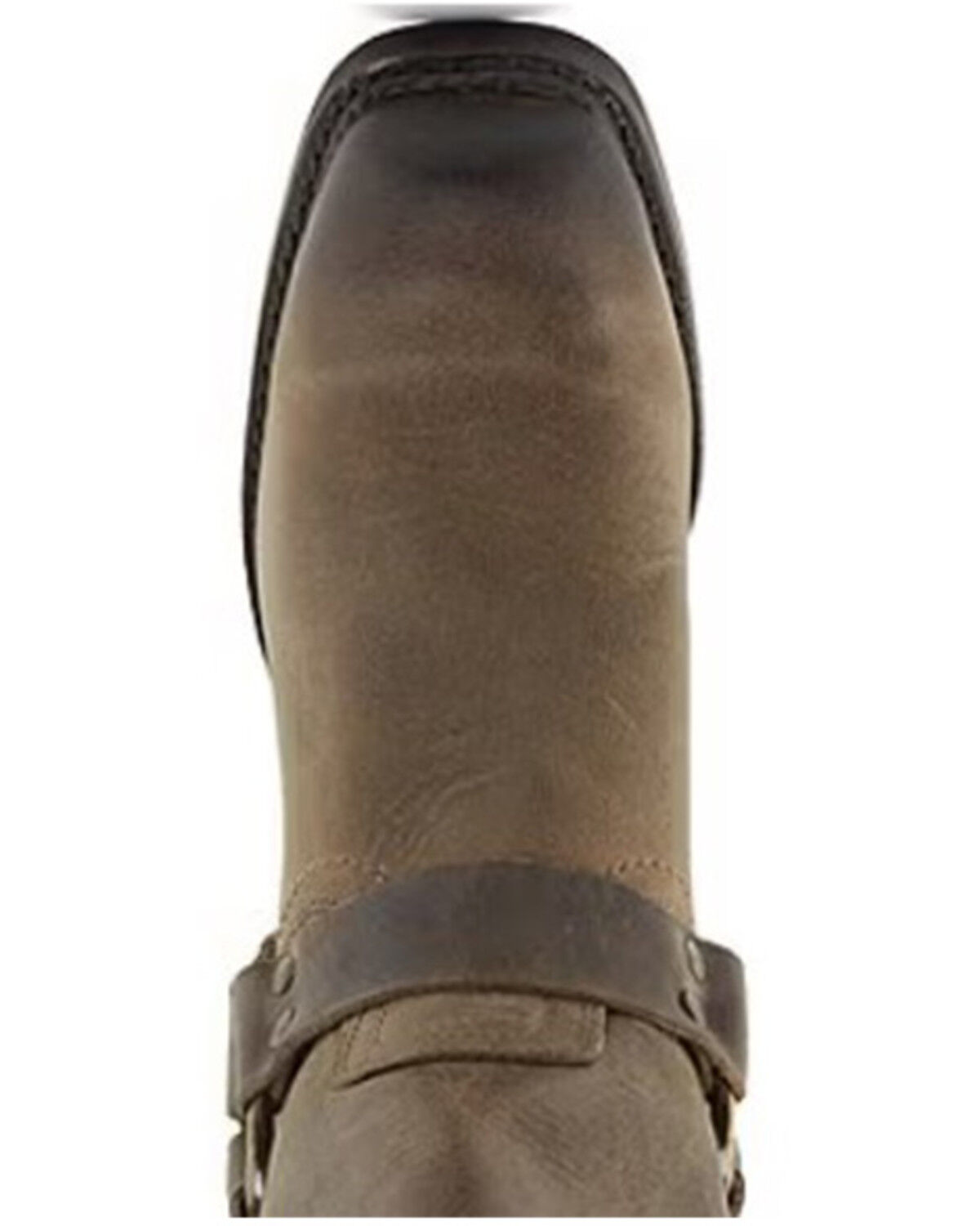 Image #6 - Frye Women's Harness Oiled Western Boots - Broad Square Toe, Brown, hi-res