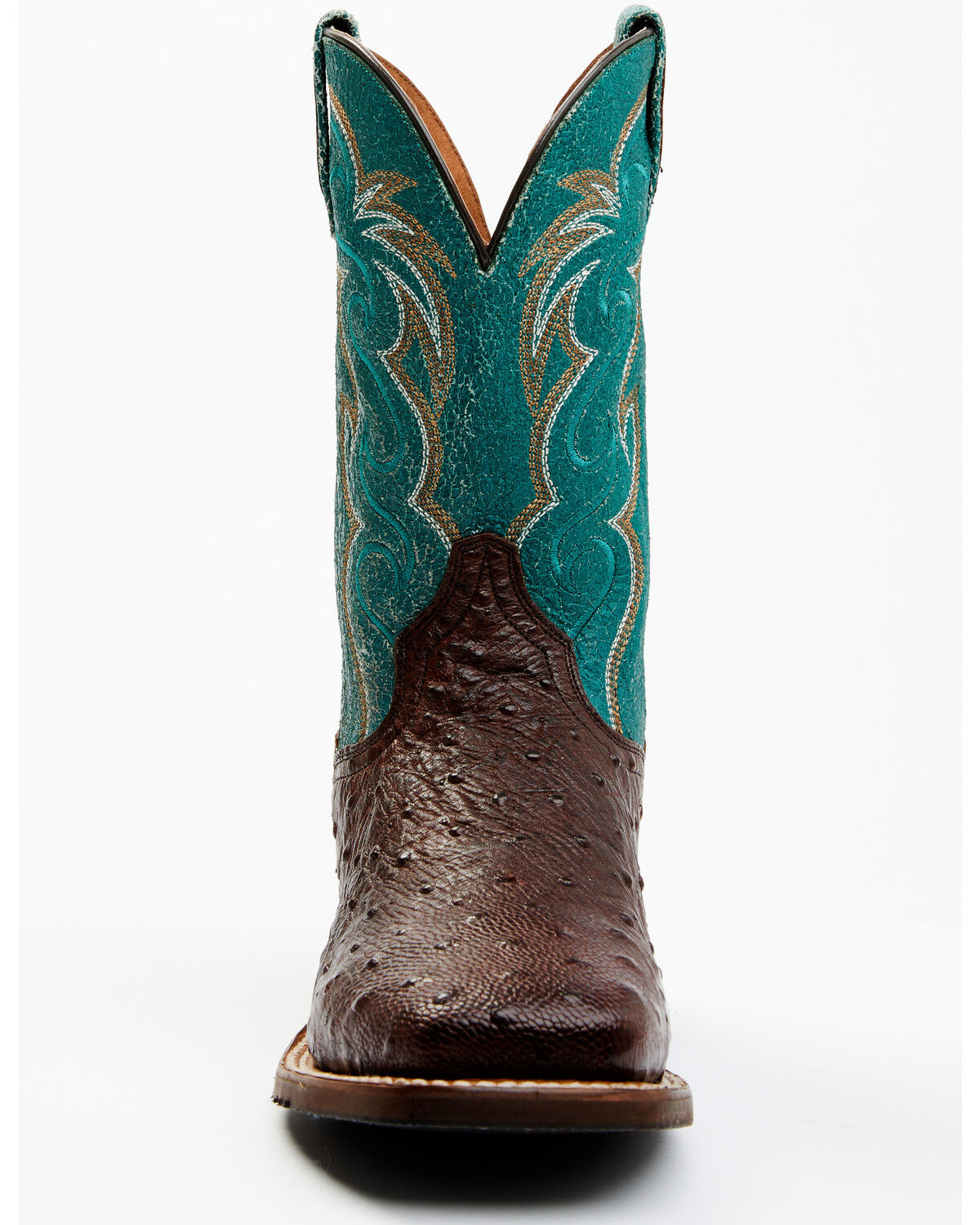 Image #4 - Dan Post Men's Exotic Full-Quill Ostrich Western Boots - Broad Square Toe, , hi-res