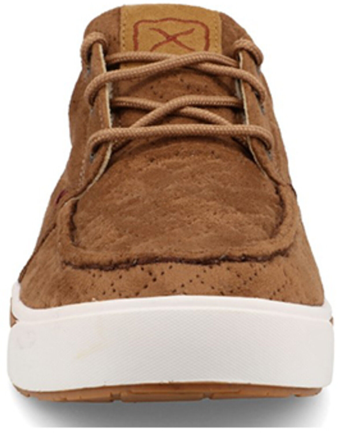 Image #4 - Twisted X Men's Kicks Lace-Up Shoes- Moc Toe, Chestnut, hi-res