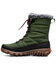 Image #3 - Bogs Women's Cedar Quilt Lace Waterproof Boots - Round Toe, Dark Green, hi-res