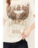 Image #3 - Idyllwind Women's Rock & Roll Country Soul Short Sleeve Graphic Tee, Ivory, hi-res