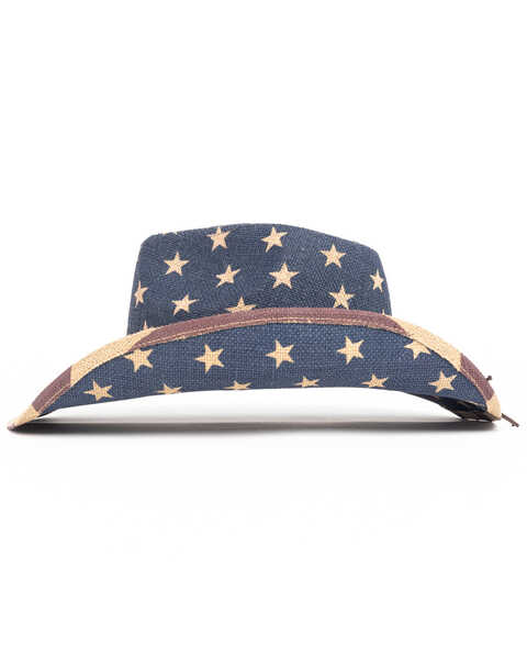Image #2 - Cody James O Uncle Sam Straw Cowboy Hat , Black, hi-res