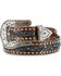 Angel Ranch Women's Stud & Stone Western Belt, Brown, hi-res