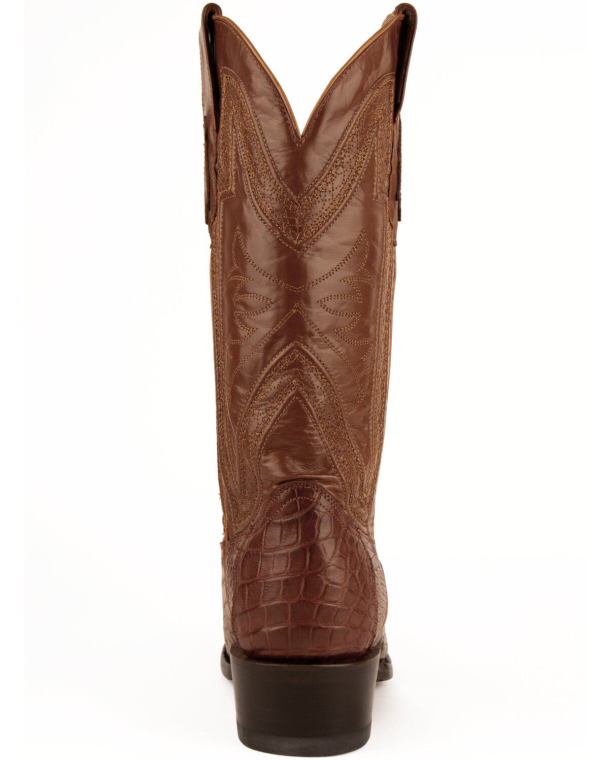 Image #3 - Ferrini Men's Stallion Western Boots - Square Toe, Cognac, hi-res