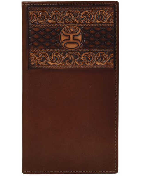 HOOey Men's Roughy Signature Rodeo Wallet, Brown, hi-res