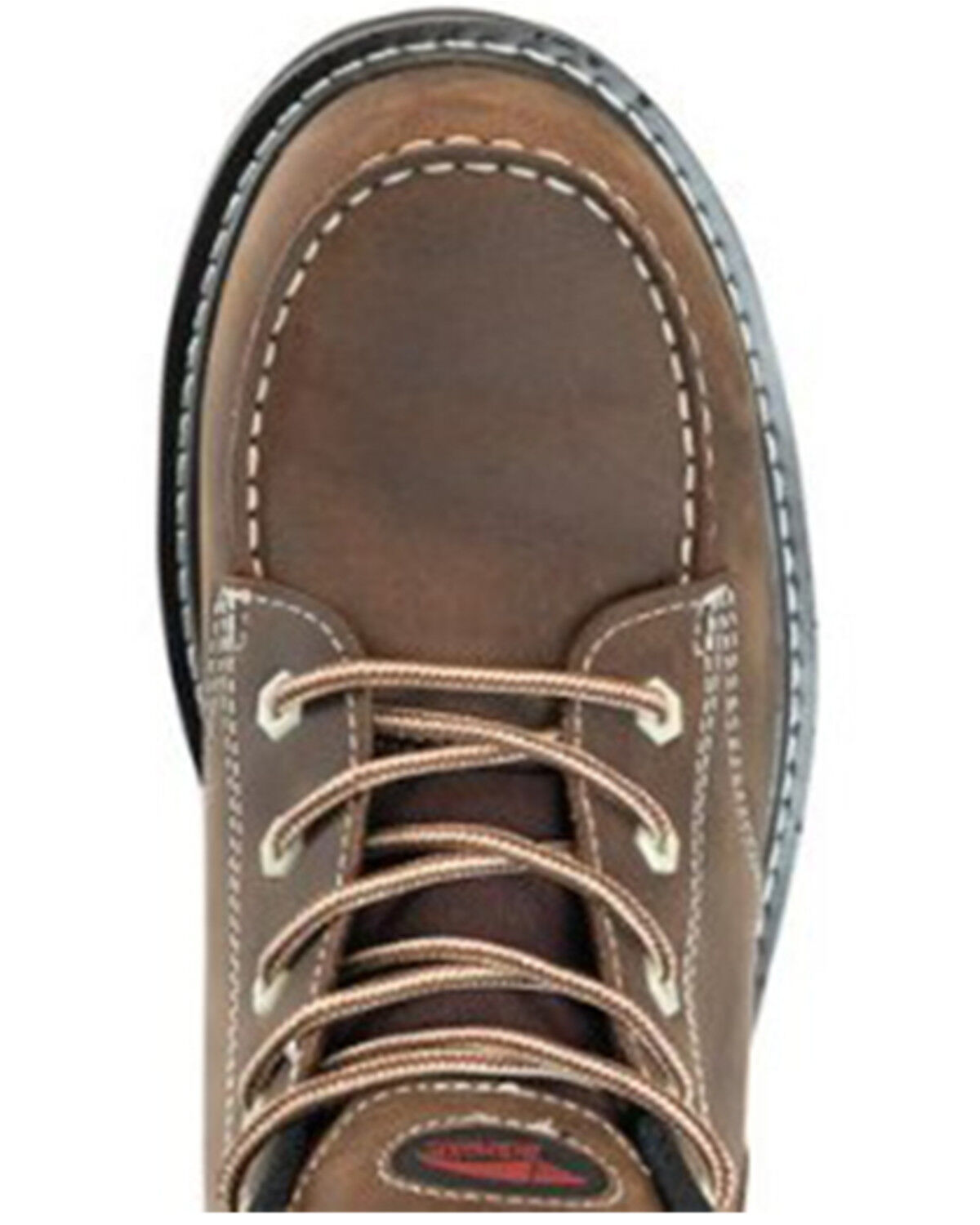 Image #6 - Avenger Men's 7607 Wedge Mid 6" Waterproof Lace-Up Work Boot - Soft Toe, Brown, hi-res
