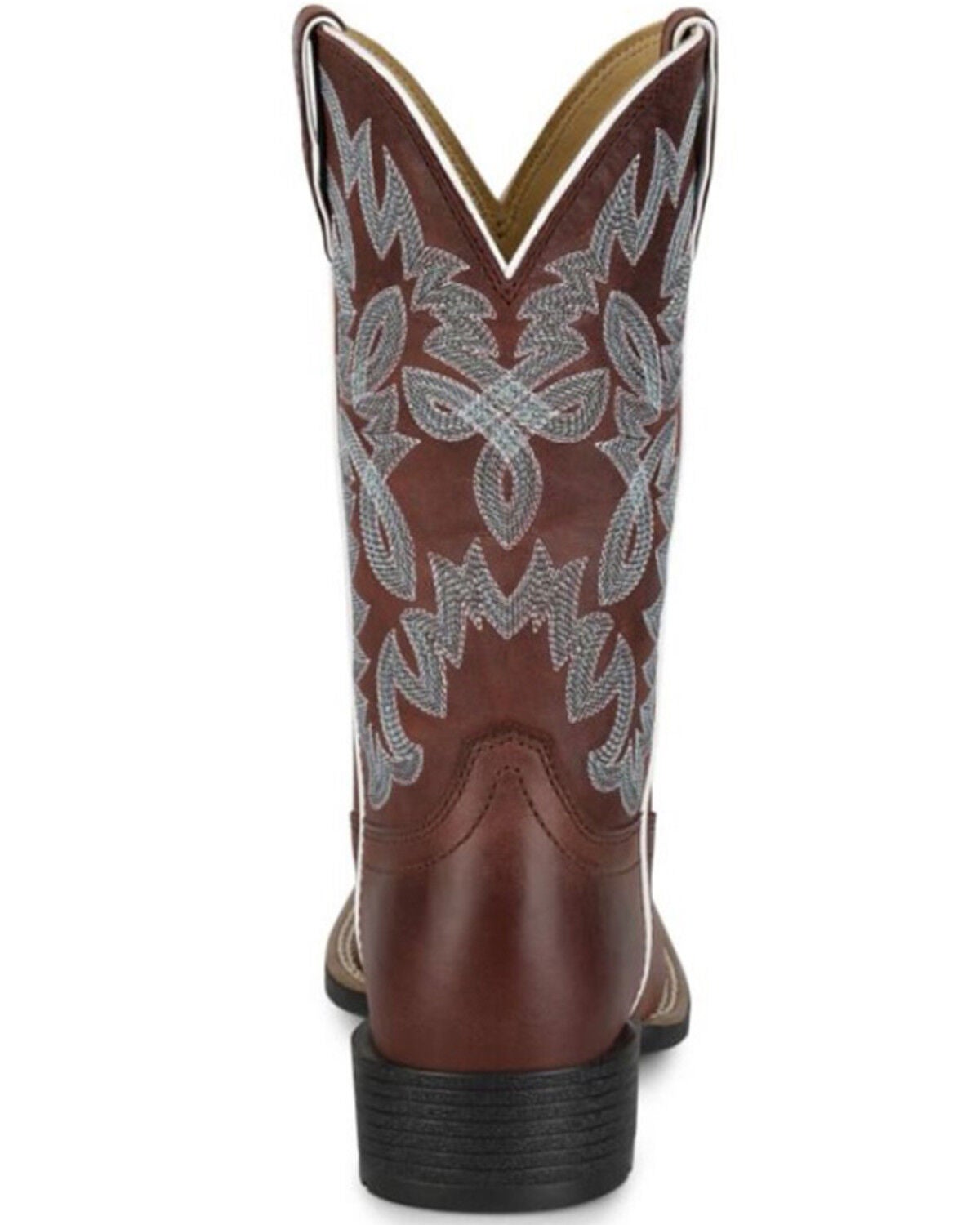 Image #6 - Justin Women's Ashtyn Performance Western Boots - Broad Square Toe, Brown, hi-res