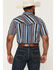 Image #4 - RANK 45&reg; Men's Rodeo Tech 2.0 Striped Print Short Sleeve Stretch Performance Shirt, Blue, hi-res