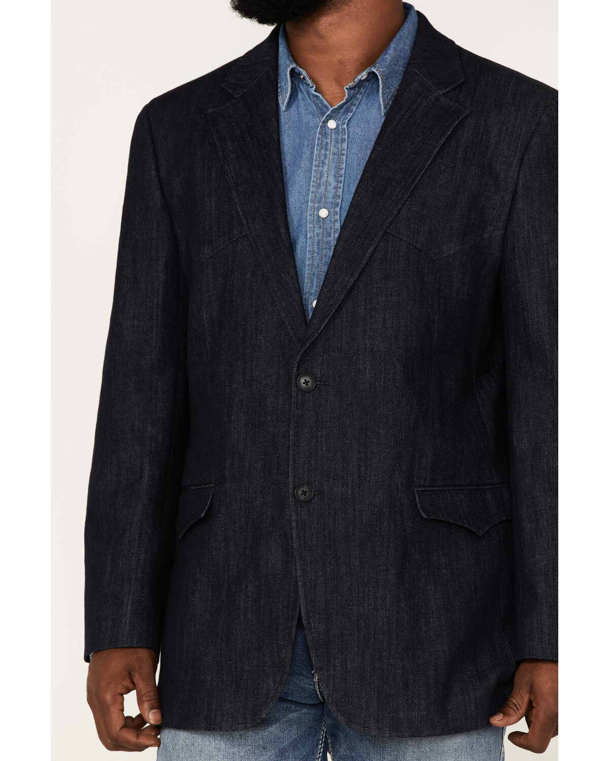 Image #3 - Cody James Men's Kentucky Denim Blazer, Indigo, hi-res