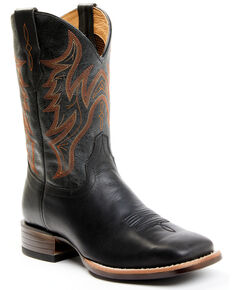 Cody James Men's Black Hoverfly Western Boots - Wide Square Toe, Black, hi-res