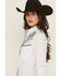 Image #2 - Rodeo Clothing Women's Embroidered Long Sleeve Snap Western Shirt, White, hi-res