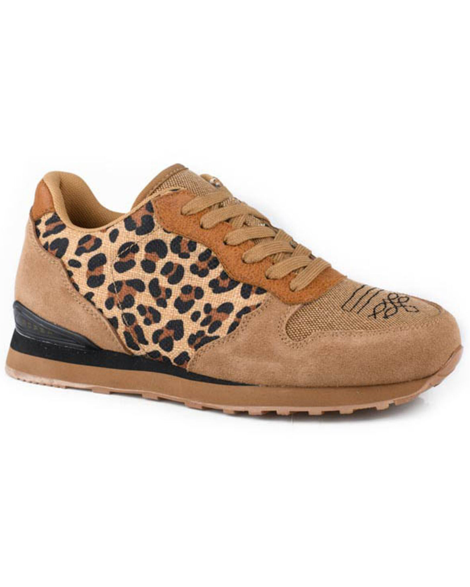 Roper Women s Giddy Up Leopard Print Casual Shoes Country Outfitter