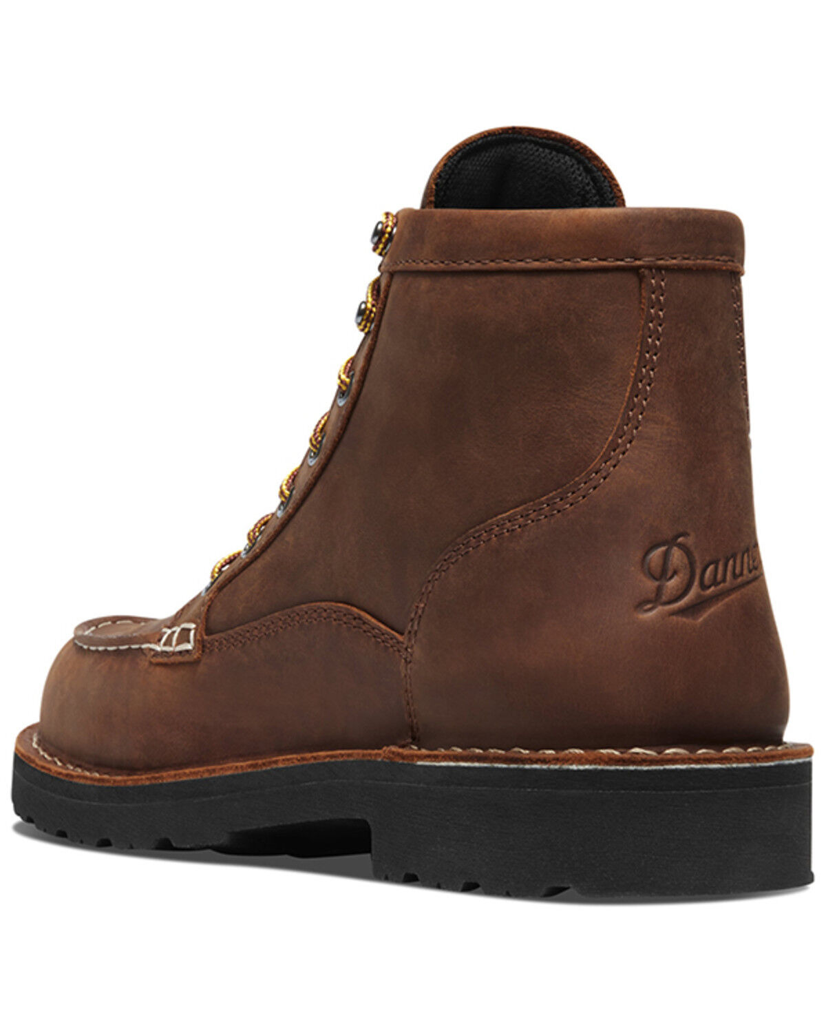 Image #3 - Danner Men's 6" Bull Run GTX Moc Waterproof Work Boots - Steel Toe, Tan, hi-res