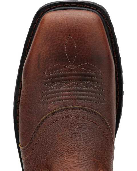 Image #4 - Ariat Men's RigTek Waterproof Work Boots - Composite Toe, Brown, hi-res